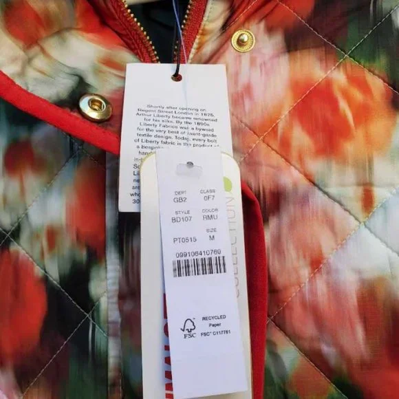 New XS S XL J Crew puffer snowsuit with Primaloft Liberty Hazy Days floral - Picture 7 of 16